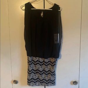 Trixxi Dress Black Lace - New w/Tags